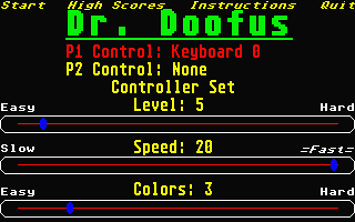 Dr. Doofus atari screenshot